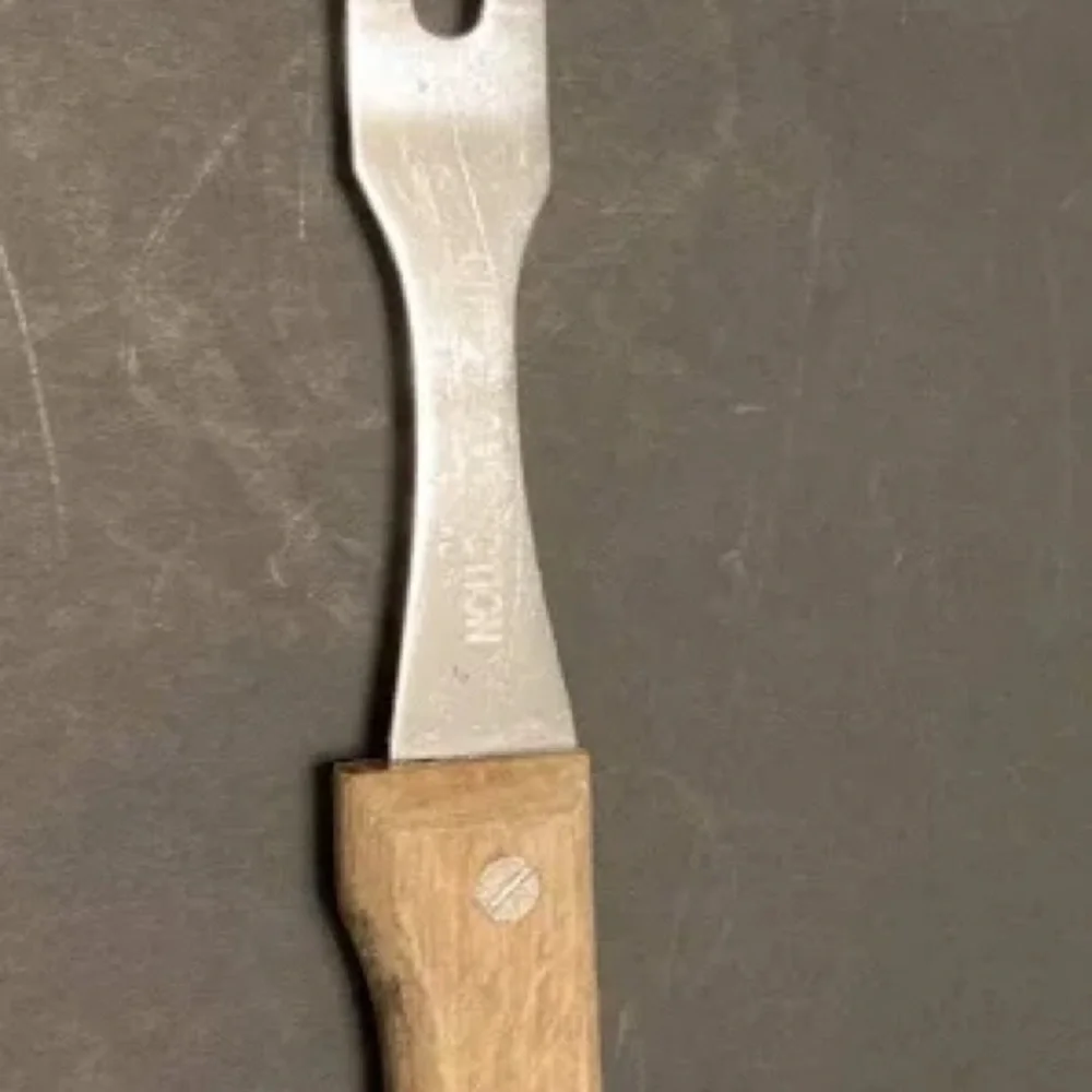 Vintage Chef’s Collection Meat Cleaver & Meat Fork Set Stainless Steel